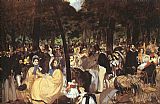 Concert in the Tuileries by Edouard Manet